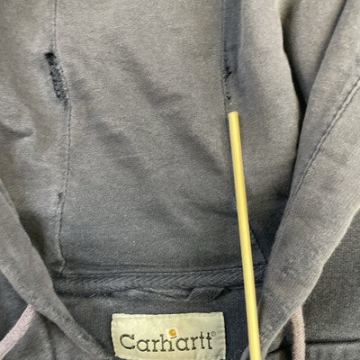 Vintage Carhartt Full Zip Sweatshirt Hoodie Size 2XL Blue