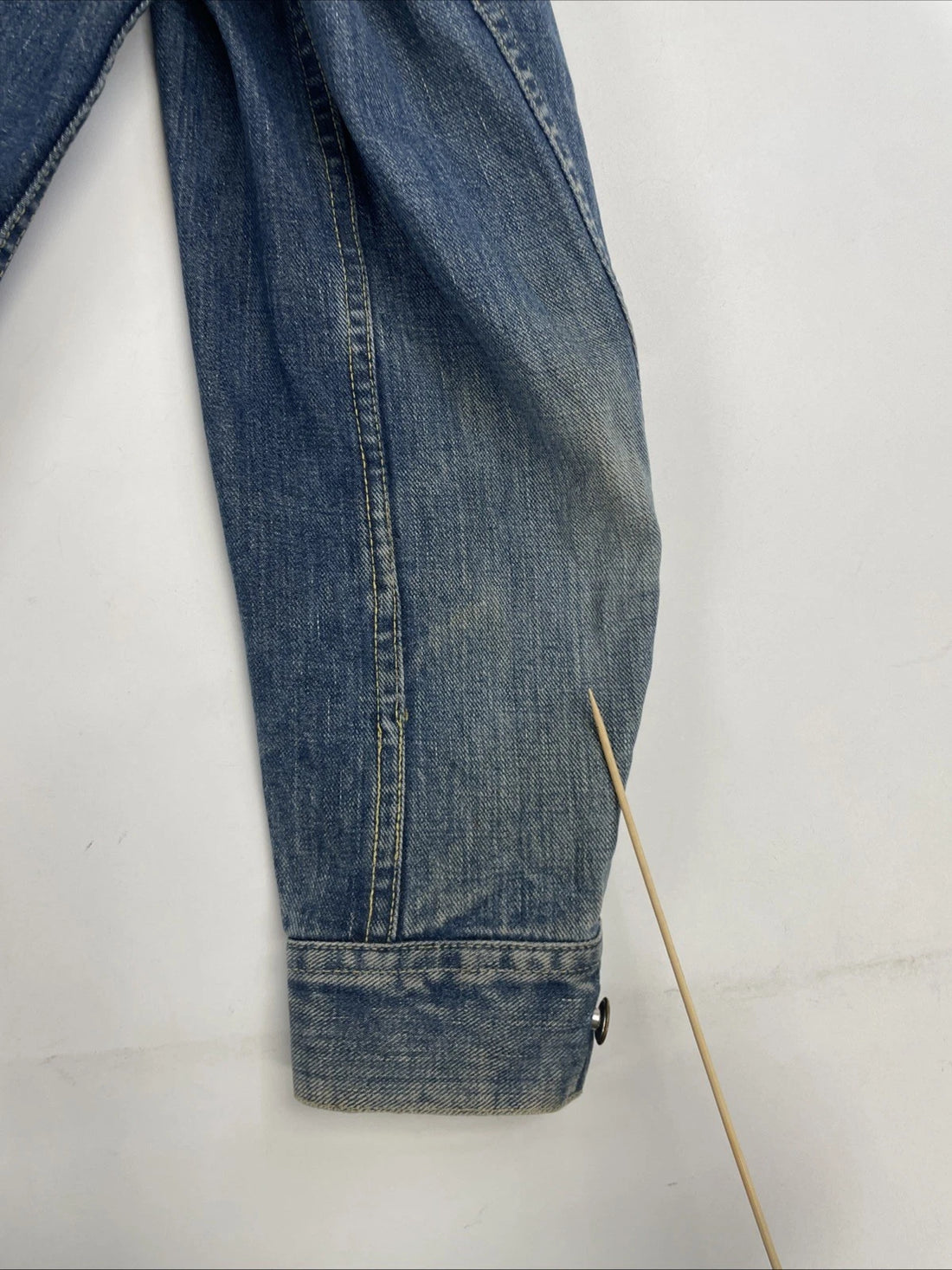 Vintage Lee Sanforized Denim Jacket Small PATD-153438 Montreal Canada Patch 70s