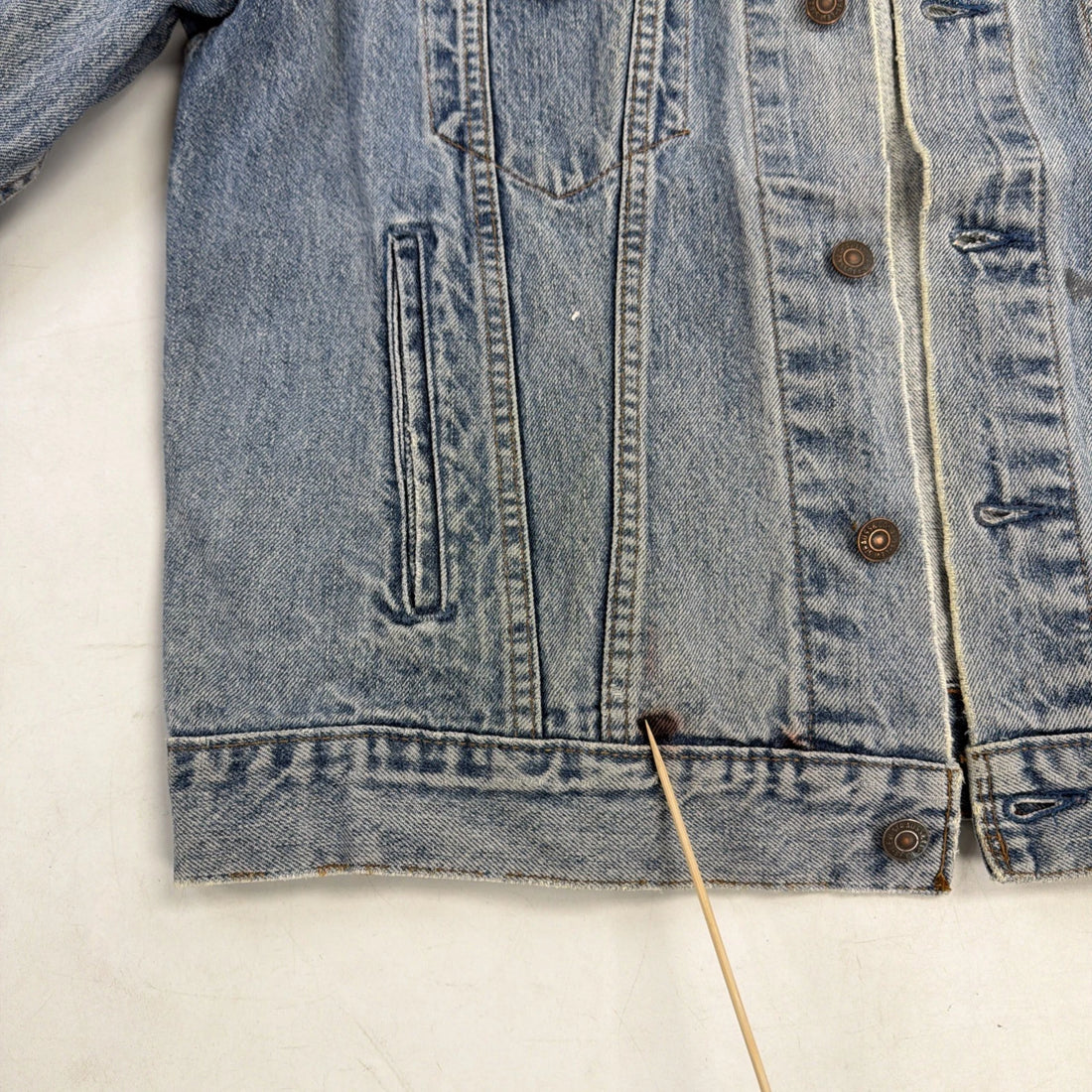 Vintage Levi's Denim Trucker Jacket Size 44 75506 0412