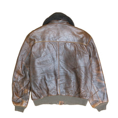 Vintage Schott Flyer Type Spec 85 19-MS Leather Flight Bomber