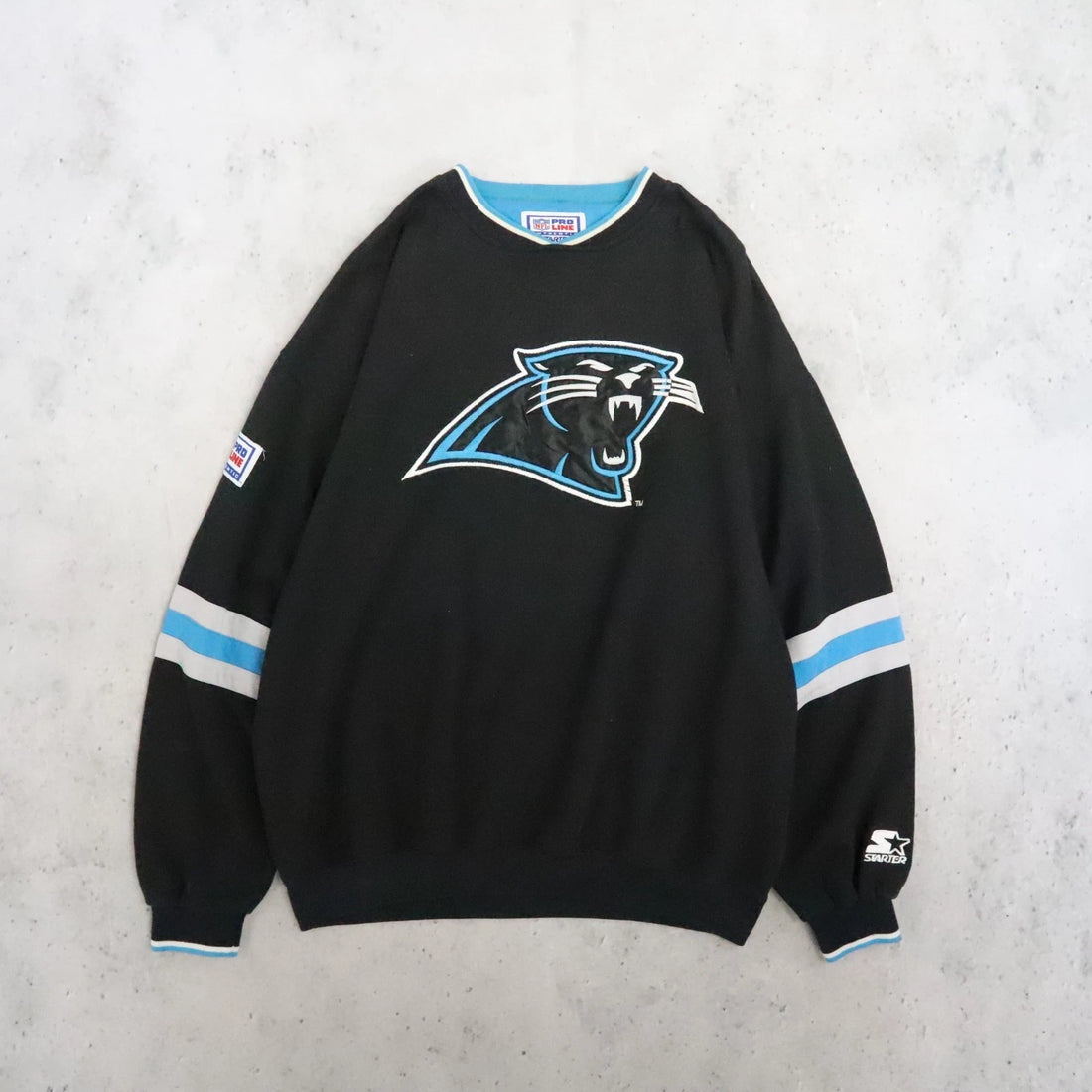 Vintage Carolina Panthers Starter Sweatshirt Crewneck Size XL 90s NFL