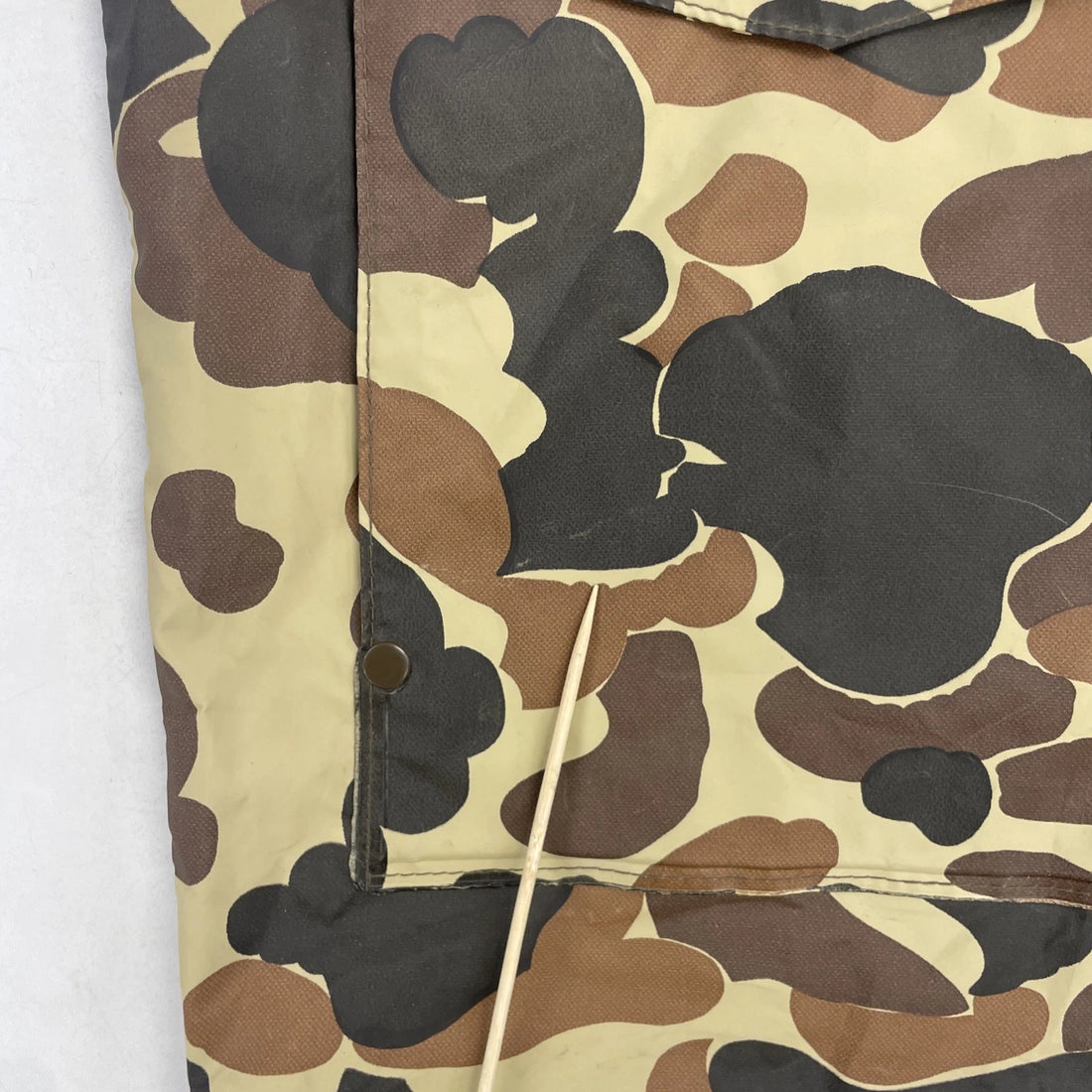 Columbia Duck Camo PVC Rain Coat Jacket Size Large