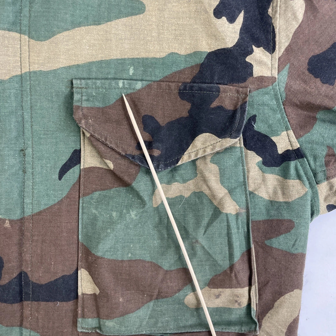 Cold Weather Camo Field Coat Jacket Size Small Long Army Military