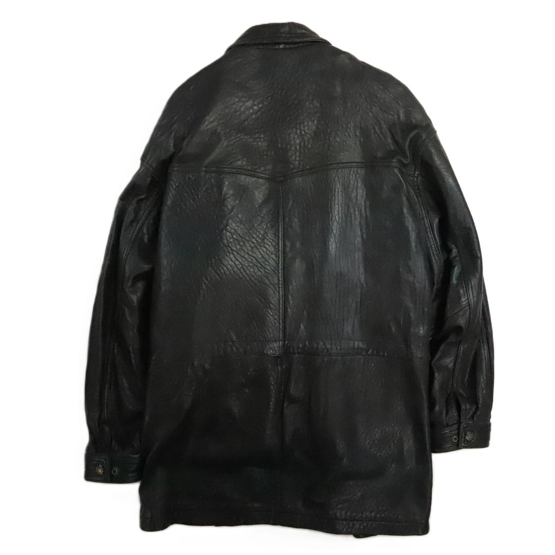 Danier Leather Coat Jacket Size Medium Black