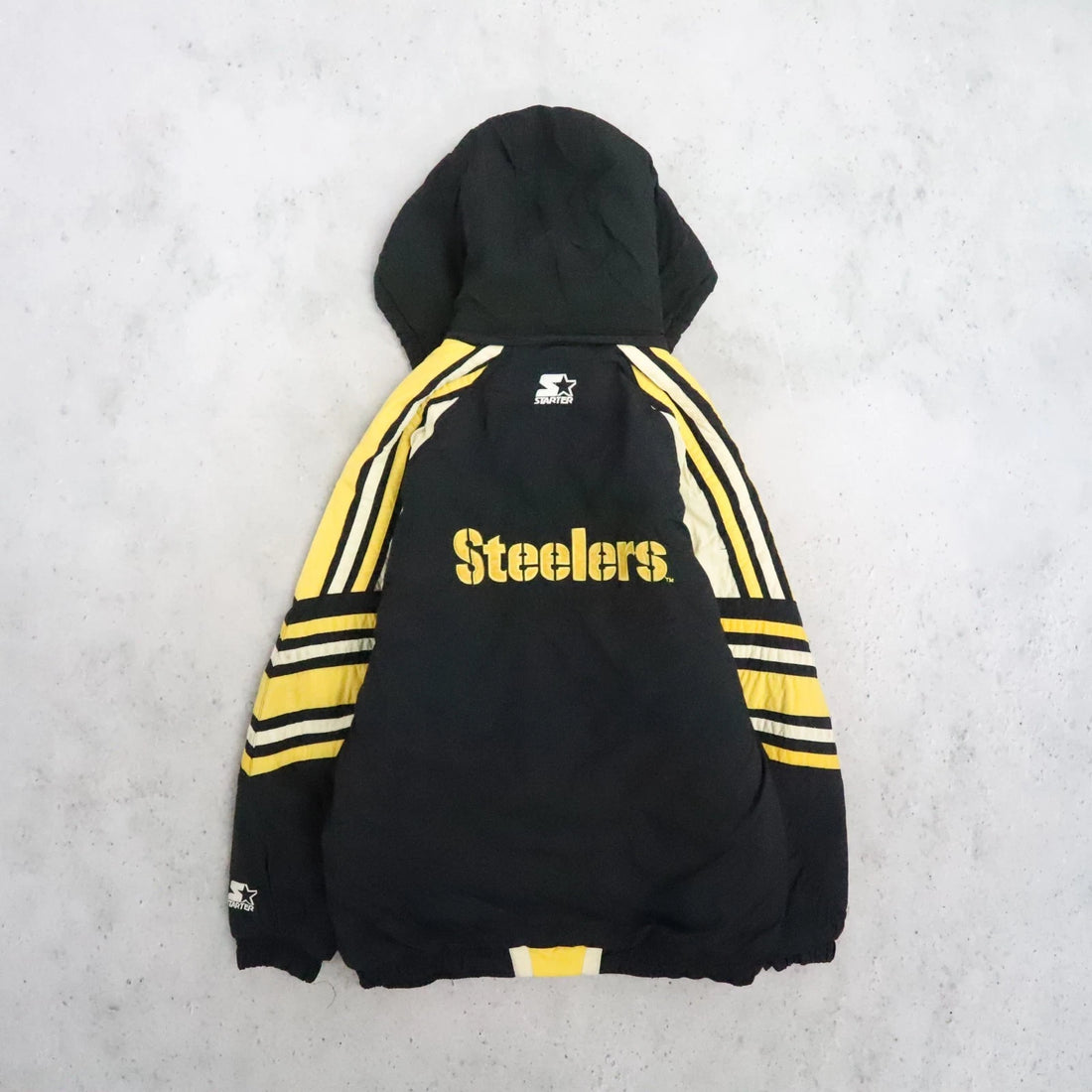 Vintage Pittsburgh Steelers Starter Puffer Jacket Size Large NFL