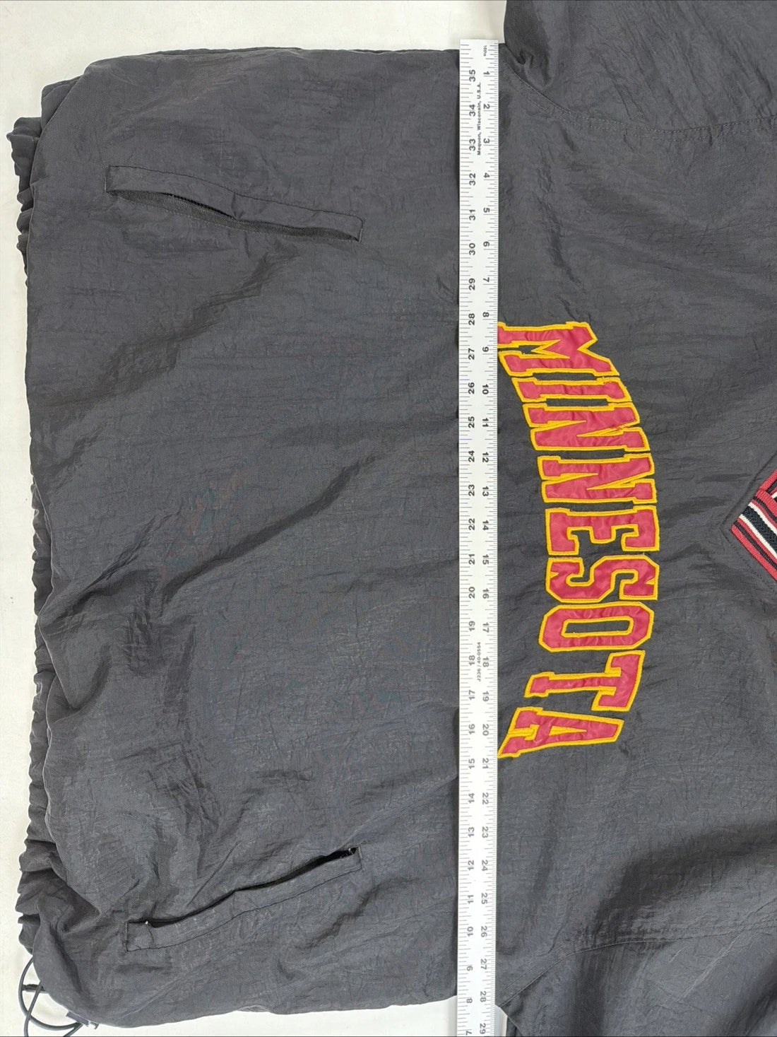 Vintage Minnesota Golden Gophers Champion Pullover Windbreaker Jacket XL NCAA