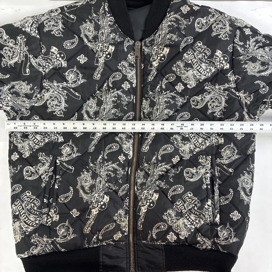 Vintage Southpole Bomber Jacket Size Large Reversible Y2K