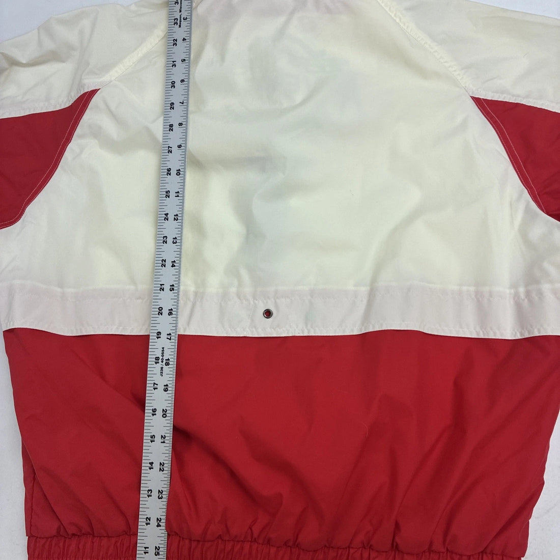 Vintage Adventure Gear Windbreaker Light Jacket Size Large Red White