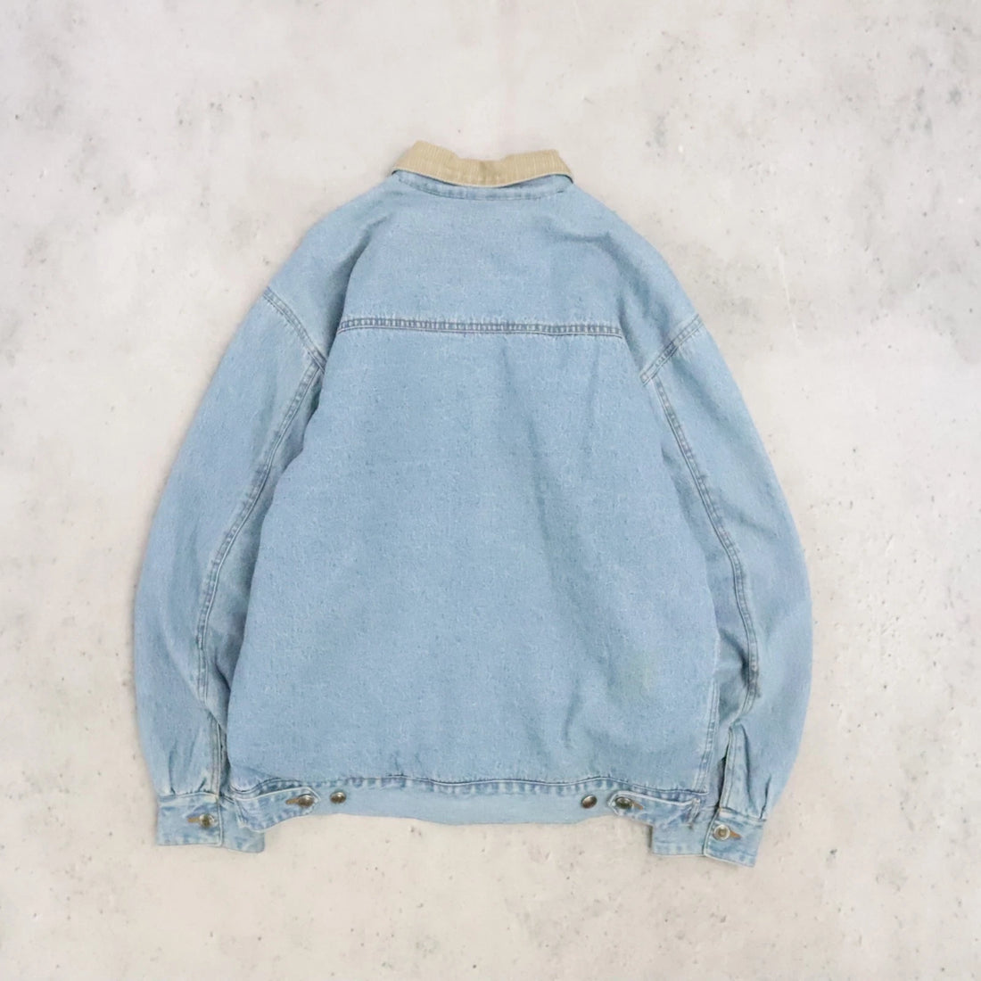 Vintage Woolrich Fleece Lined Denim Trucker Jacket Size Small