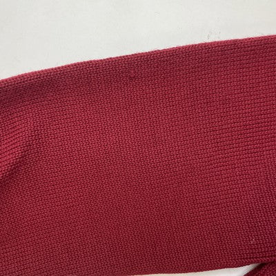 Vintage Dehen Wool Knit Varsity Letterman Crewneck Sweater Size 38 50s 60s