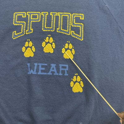 Vintage Spuds Wear Crewneck Sweatshirt Size Large 80s 90s