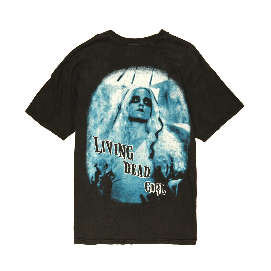 Vintage Rob Zombie Living Dead Girl Winterland T-Shirt Size Large Black Band Tee