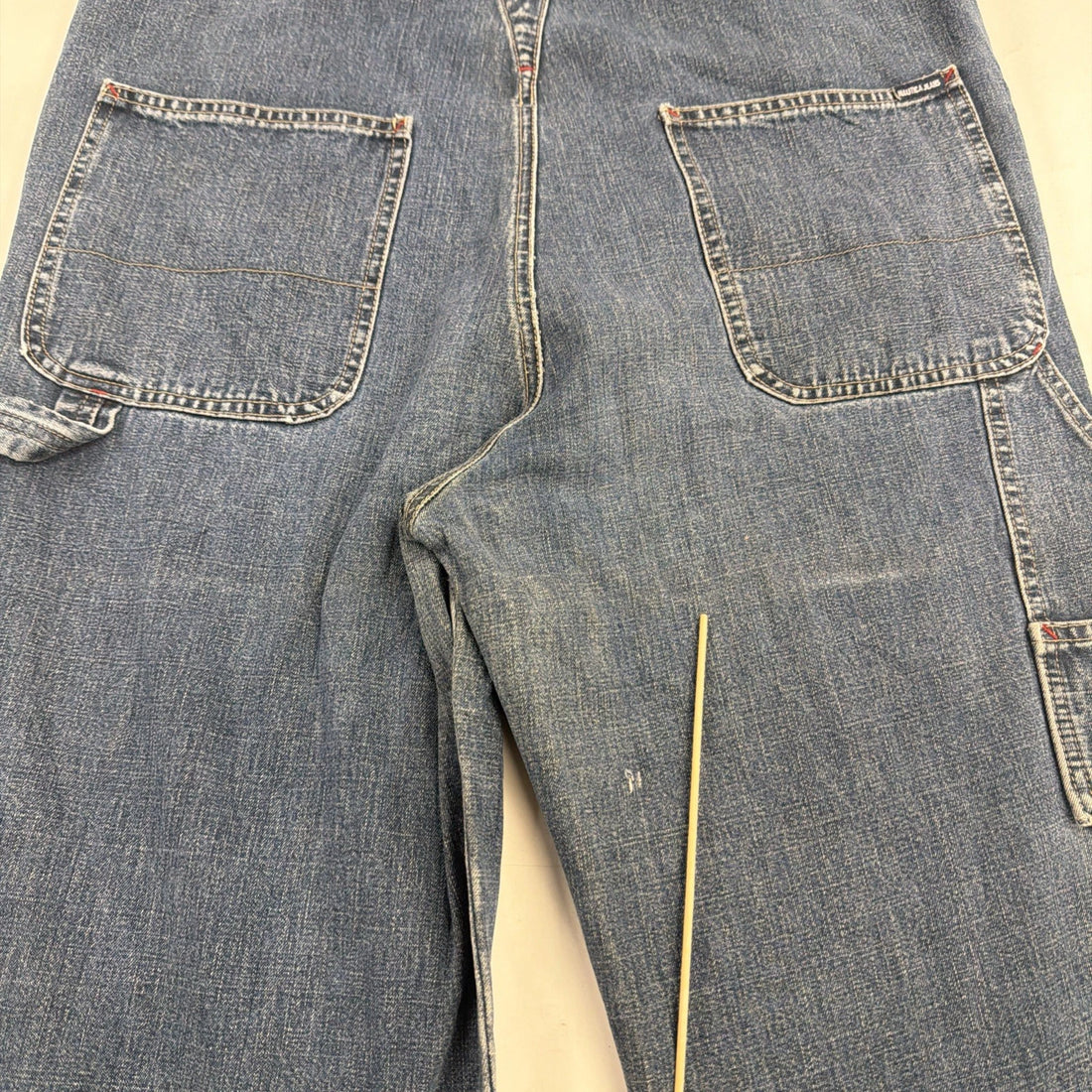 Nautica Denim Overalls Size Medium Blue