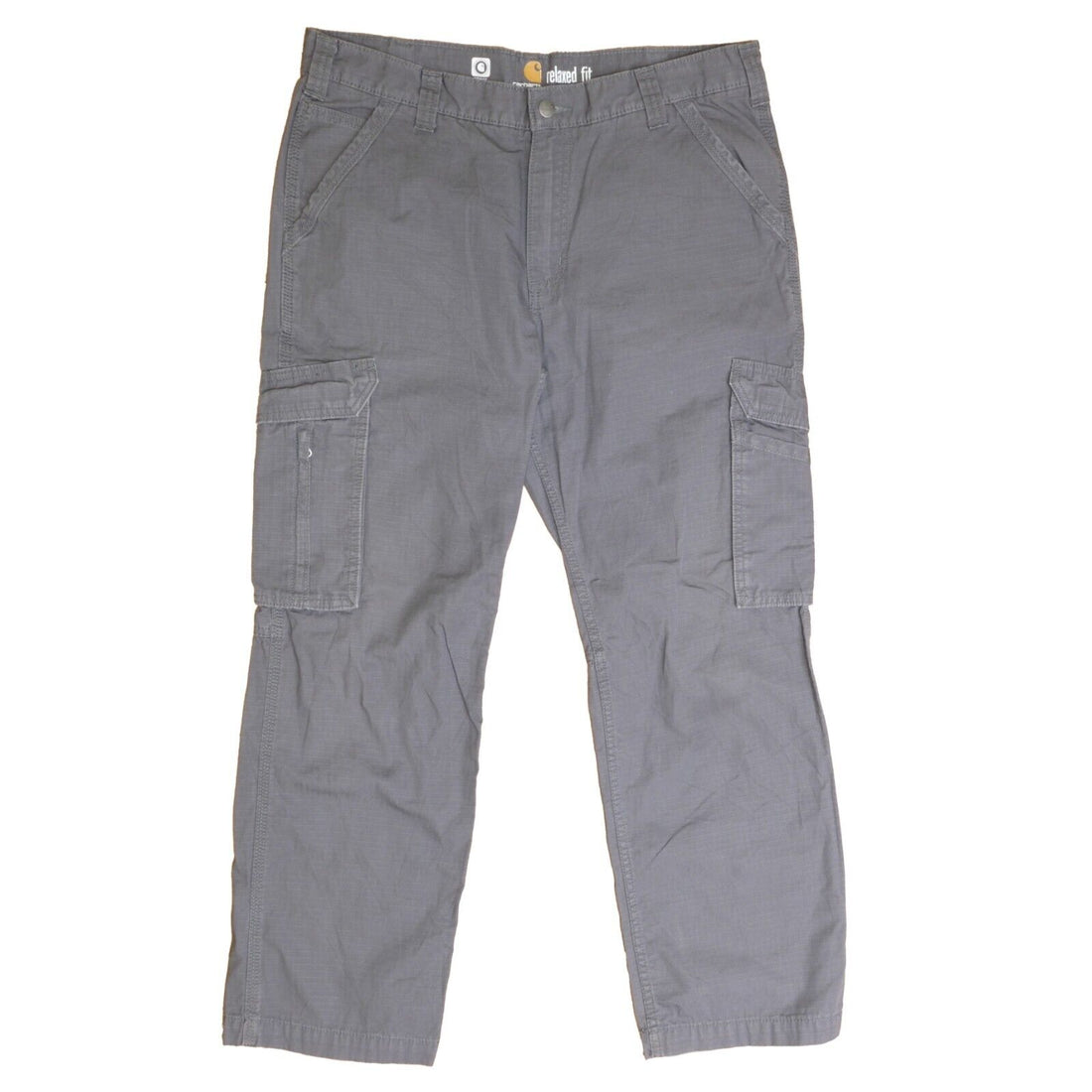 Carhartt Rip Stop Cargo Pants Size 36 X 30 Gray Relaxed Fit