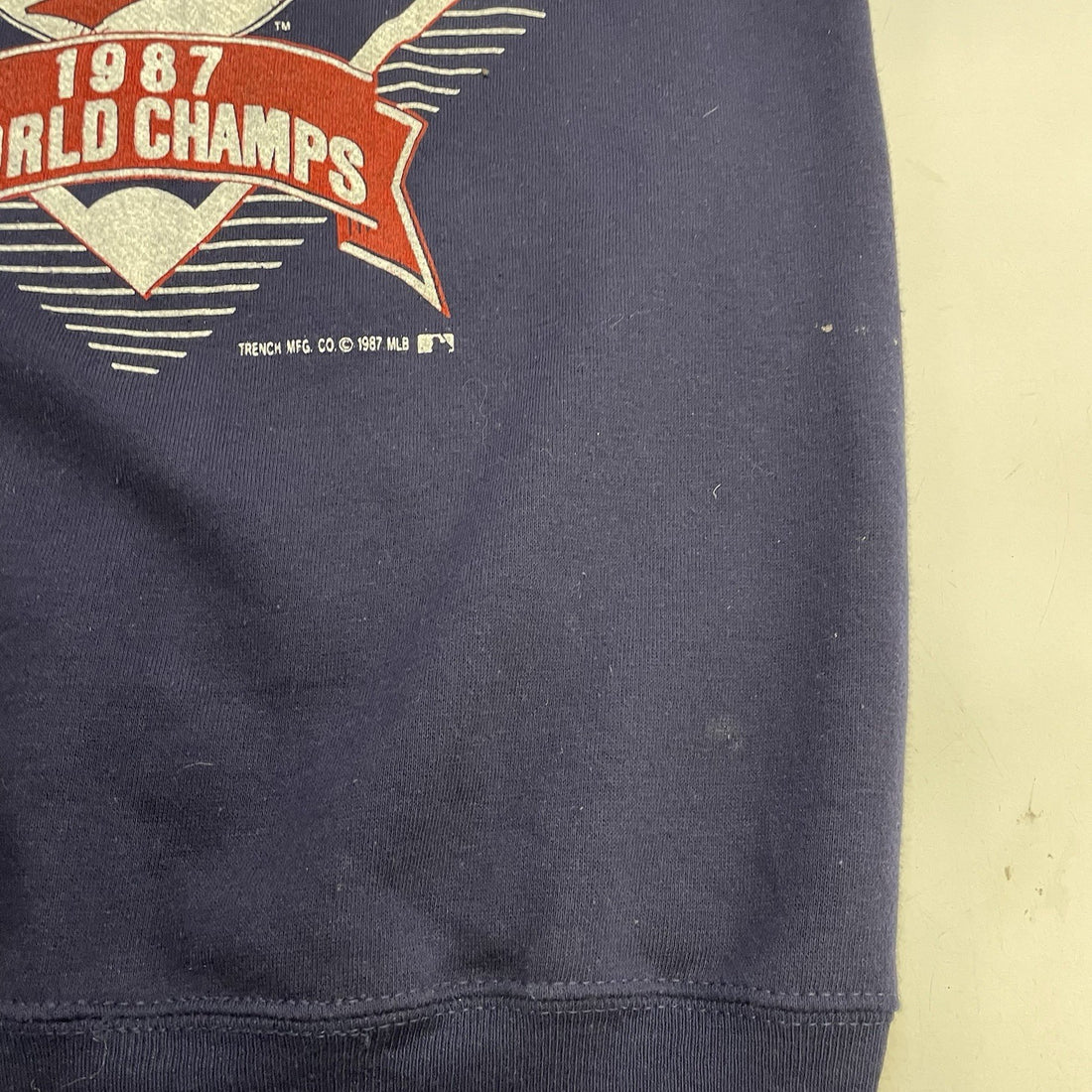 Vintage Minnesota Twins World Series Champs Sweatshirt Medium 1987 80s MLB