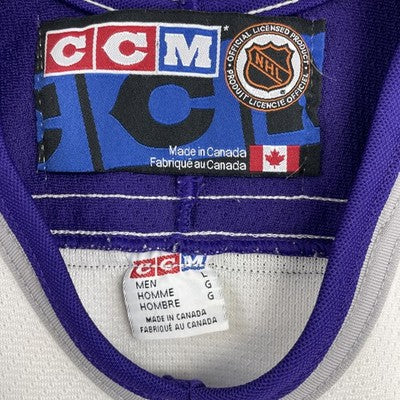 Vintage Los Angeles Kings CCM Jersey Size Large Coat Of Arms NHL