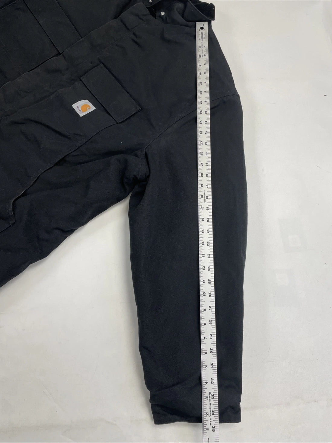 Carhartt Work Coat Jacket Size 2XL Black Loose Fit