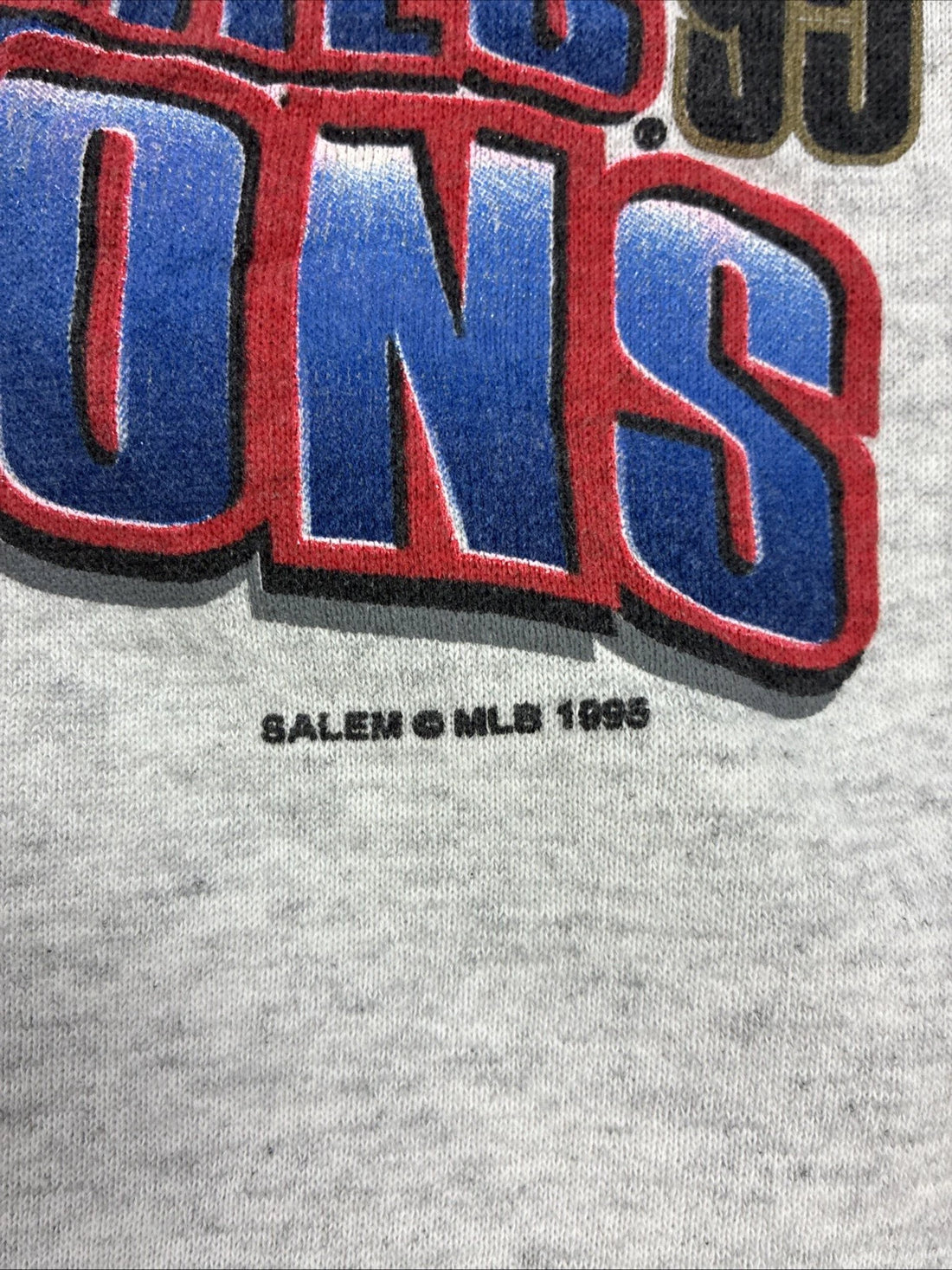 Vintage Atlanta Braves World Series Champs Crewneck Sweatshirt Large 90s MLB