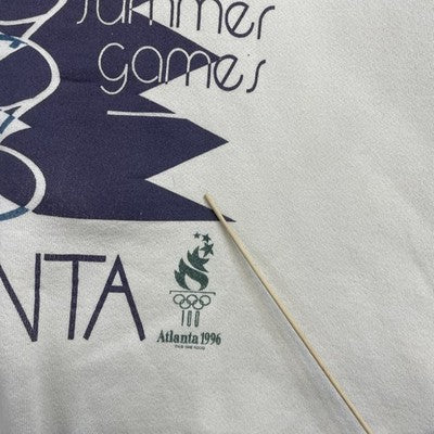 Vintage Atlanta Summer Olympic Games Crewneck Sweatshirt Size Large 1996 90s