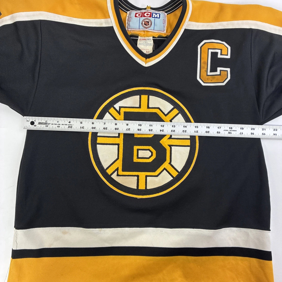 Vintage Boston Bruins Ray Bourque CCM Jersey Size Medium NHL