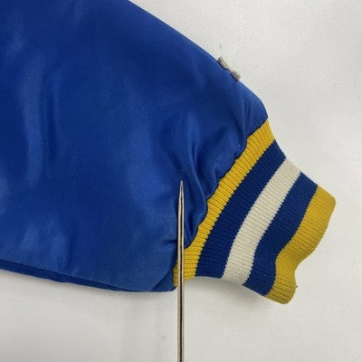 Vintage Pittsburgh Panthers Starter Satin Bomber Jacket Size Large 80s 90s NCAA