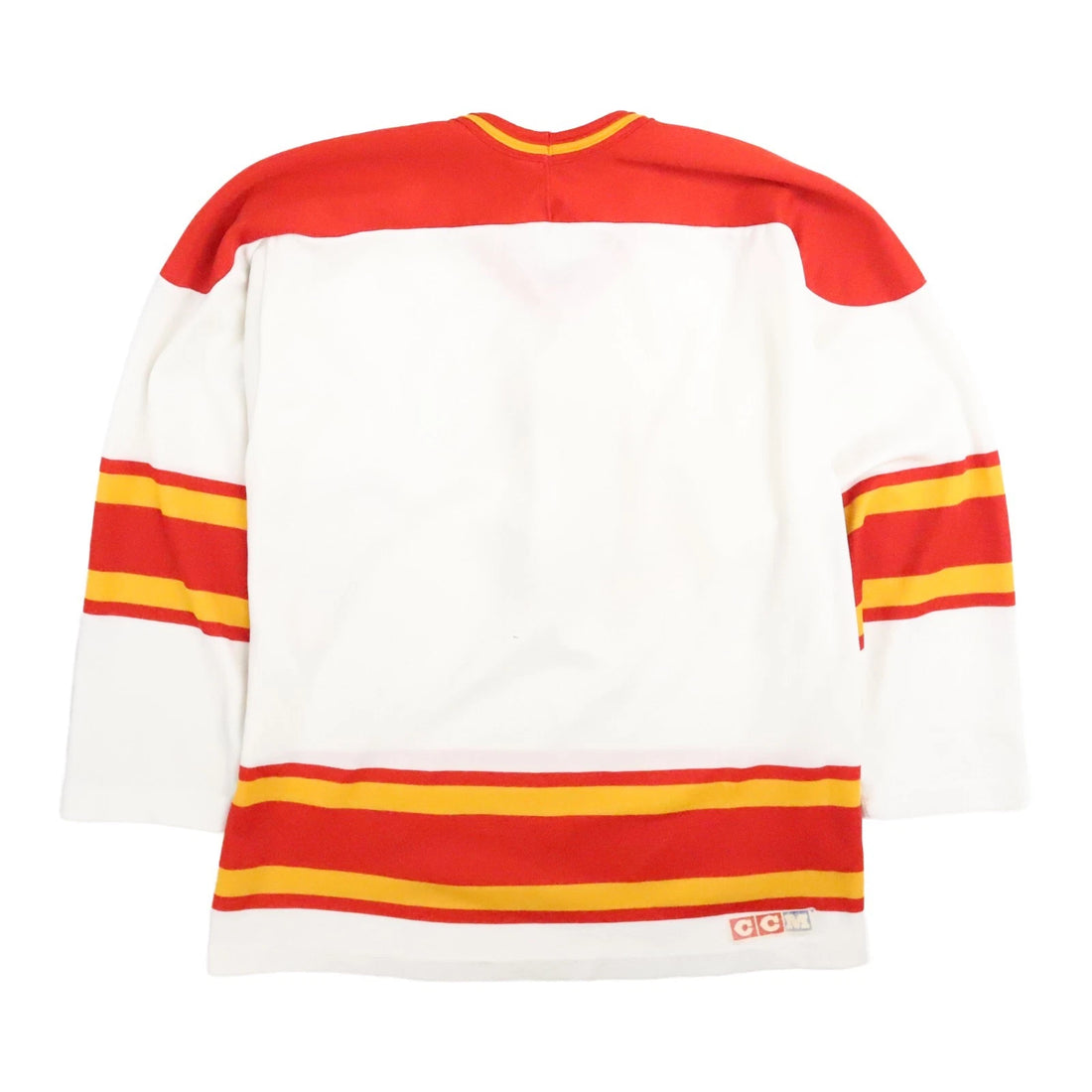 Vintage Calgary Flames CCM Hockey Jersey Size Large 90s NHL