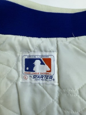 Vintage Los Angeles Dodgers Starter Satin Bomber Jacket Size Large 80s MLB