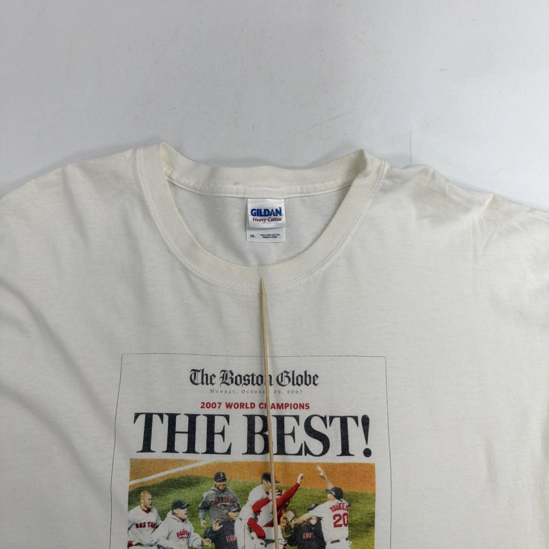 Boston Red Sox Newspaper World Champions T-Shirt Size XL 2007 MLB