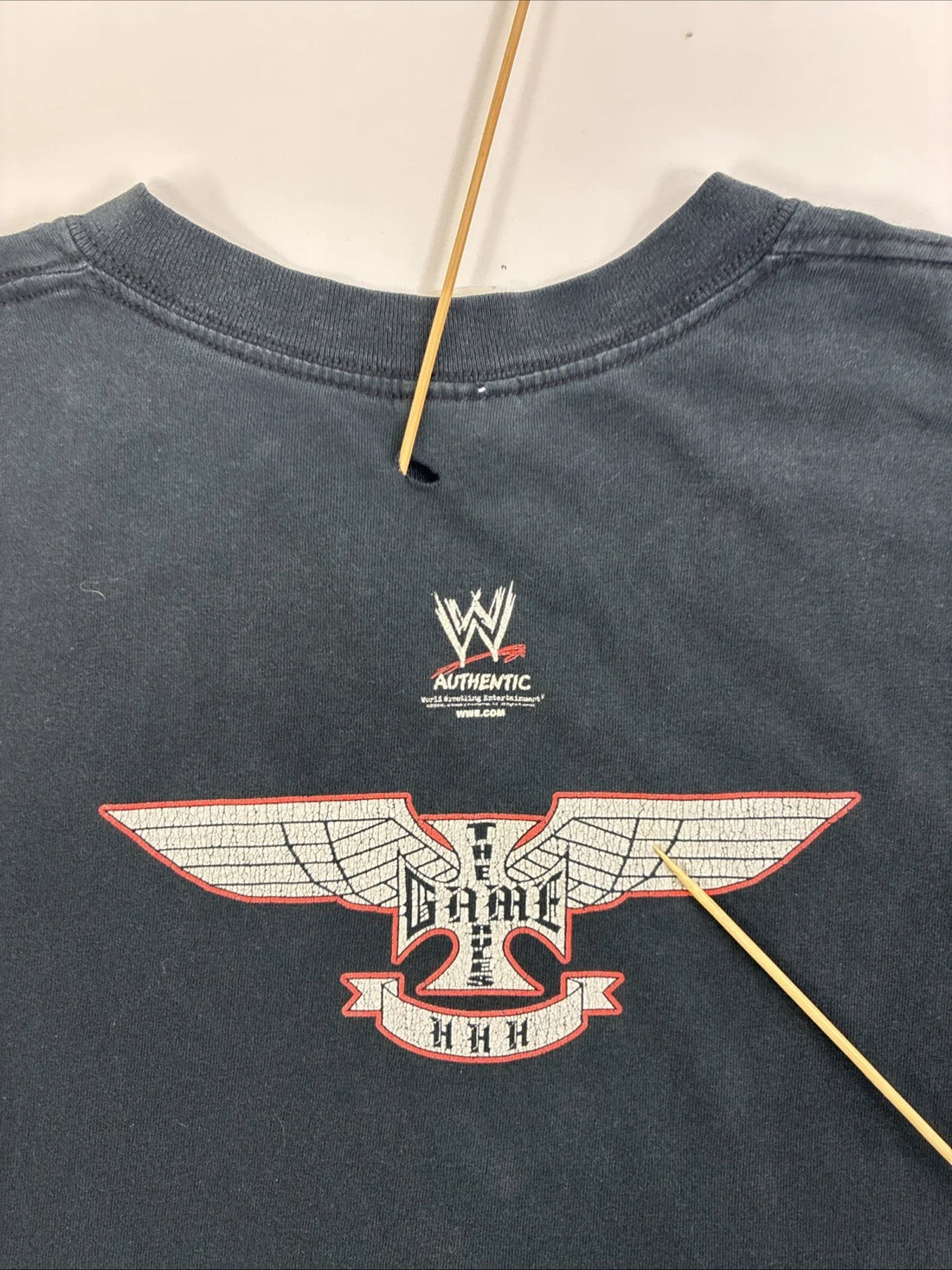 Vintage Triple H Wrestling T-Shirt Size XL 2004 WWE