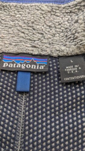 Vintage Patagonia Retro X Fleece Jacket Size Large Gray