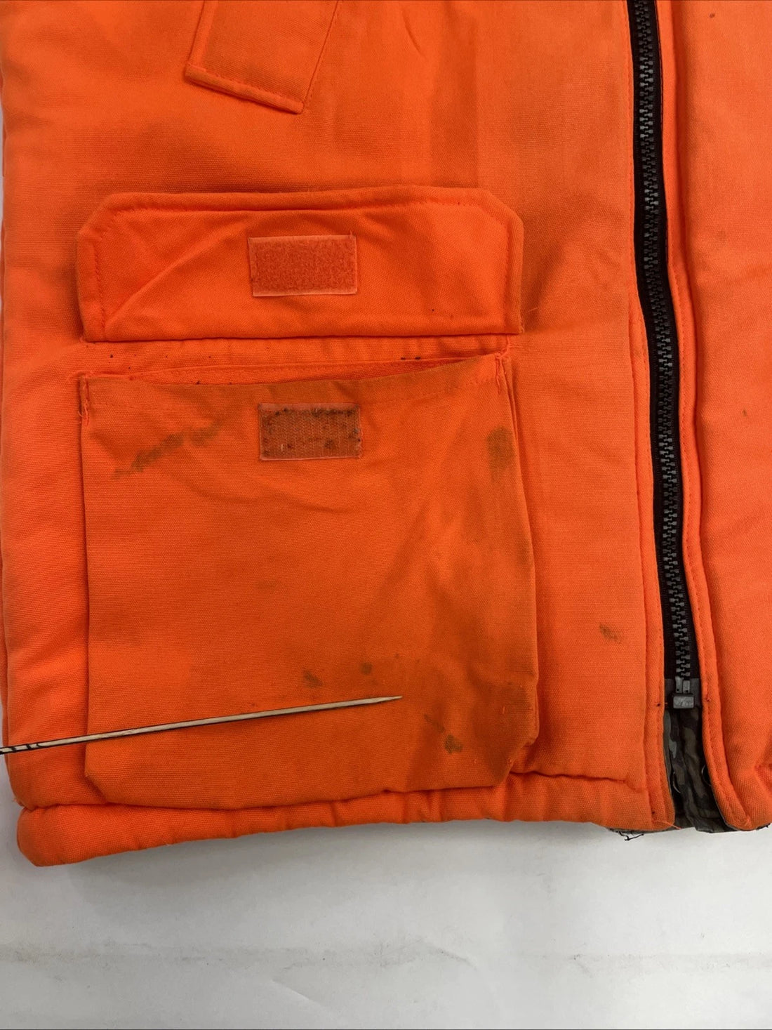 Vintage Winchester Rebark Camo Hunting Jacket Size Large Reversible