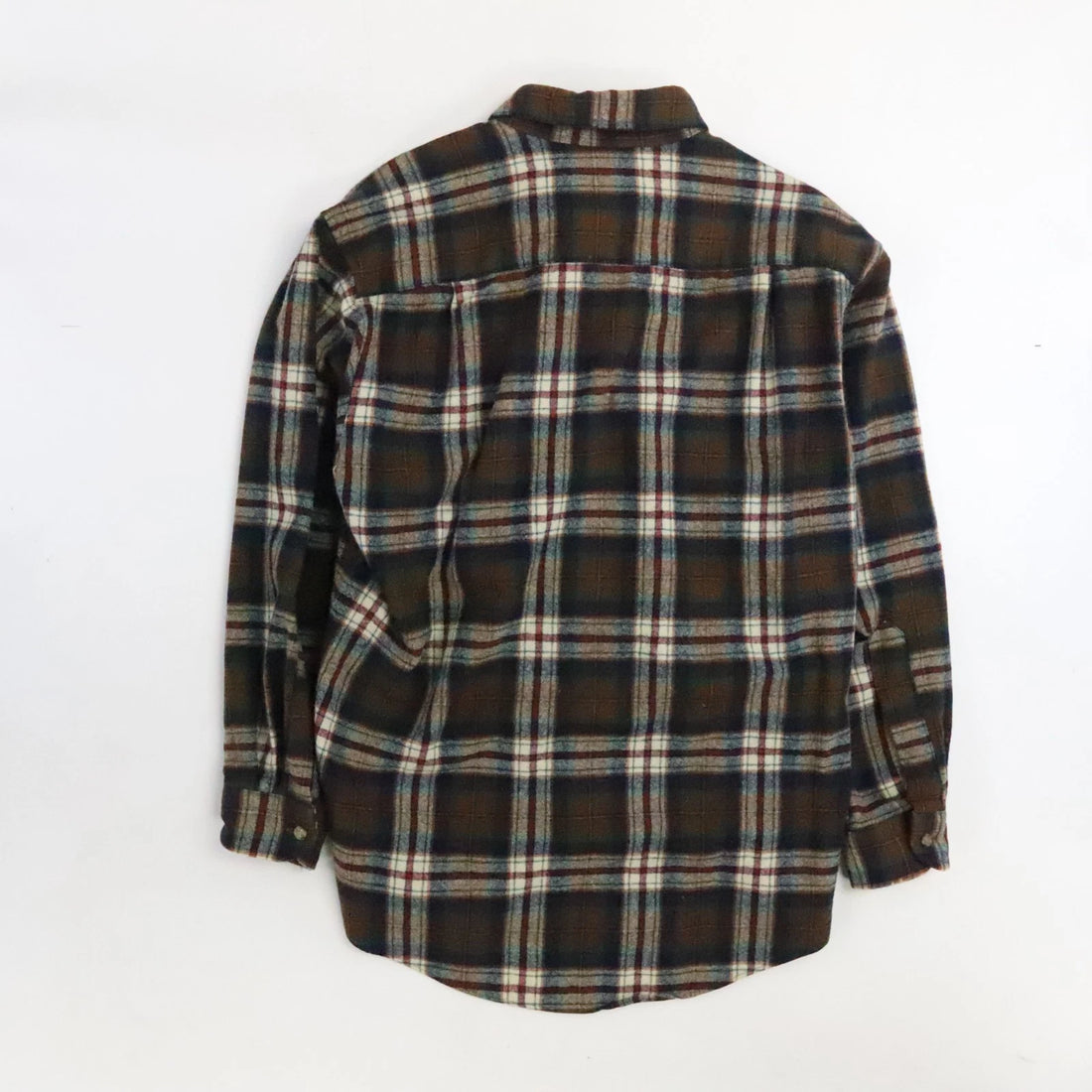 Vintage Pendleton Wool Lodge Button Up Shirt Size Medium Plaid