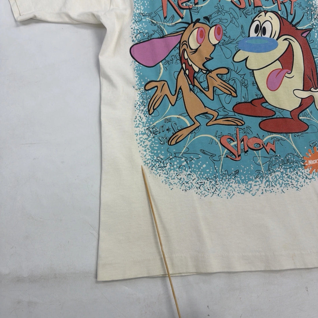 Vintage The Ren & Stimpy Show Nickelodeon T-Shirt Size Large 1991 90s