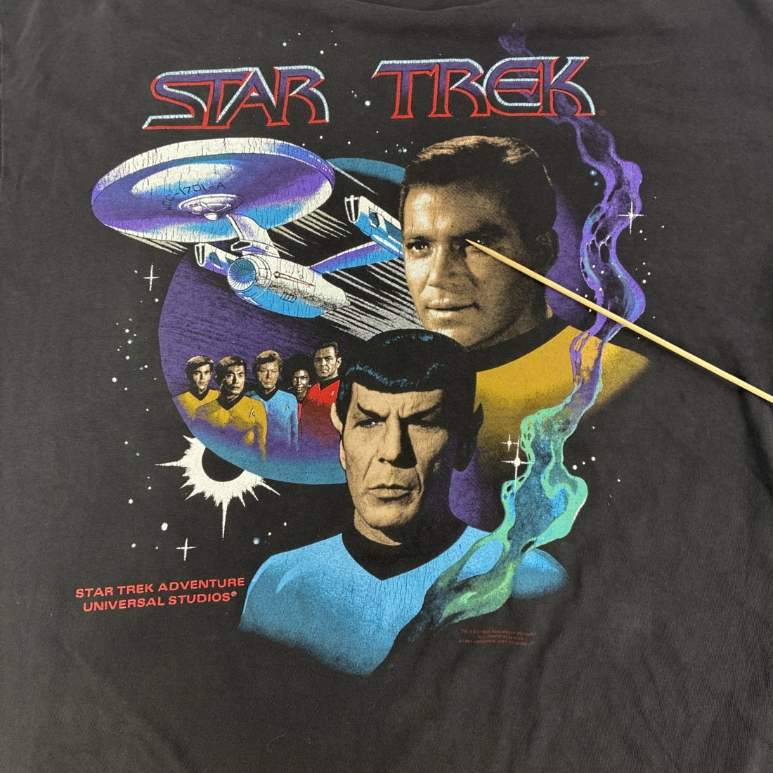 Vintage Star Trek To Boldly Go Where No Man Has Gone Before T-Shirt Large 90s