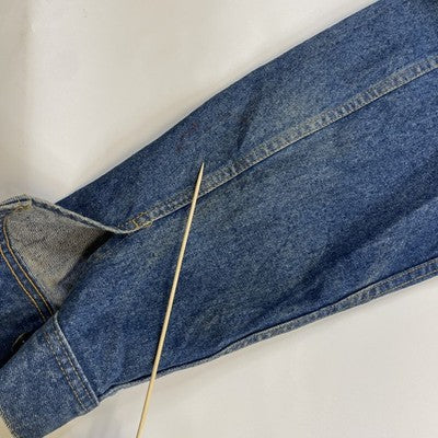 Vintage Lee Golden Wedding Canadian Whiskey Denim Trucker Jacket Size 50