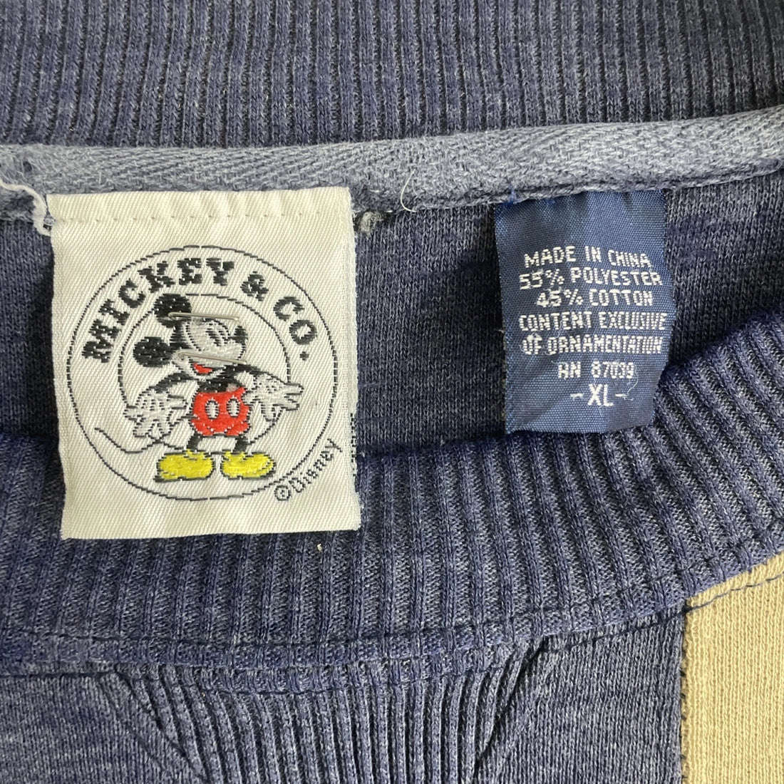 Vintage Mickey Mouse Golf Disney Crewneck Sweatshirt Size XL