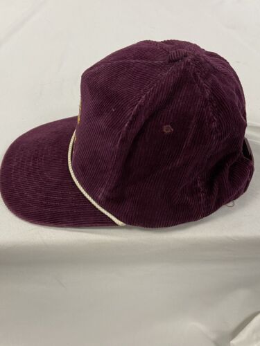 Vintage Washington Redskin Ted Fletcher Rope Corduroy Snapback Hat OSFA NFL