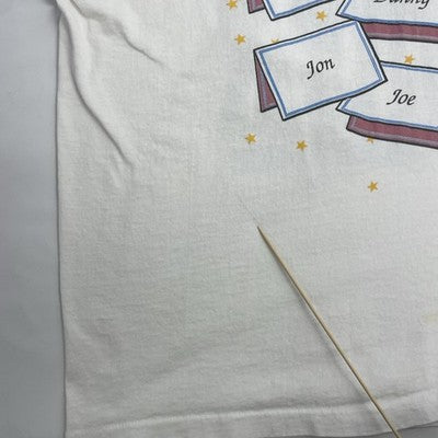 Vintage New Kids On The Block Backstage Pass T-Shirt Size XL