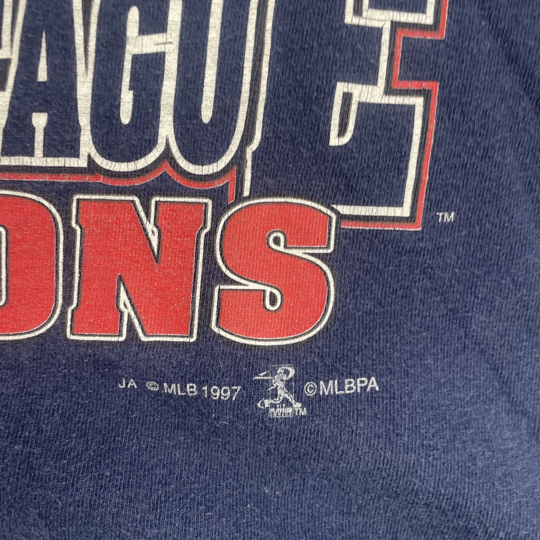 Vintage Cleveland Indians AL Champs T-Shirt Size XL 1997 90s MLB