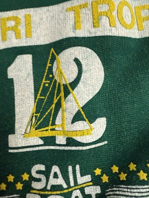 Vintage Capri Cup Trophy Sail Boat Crewneck Sweatshirt Size Large 90s