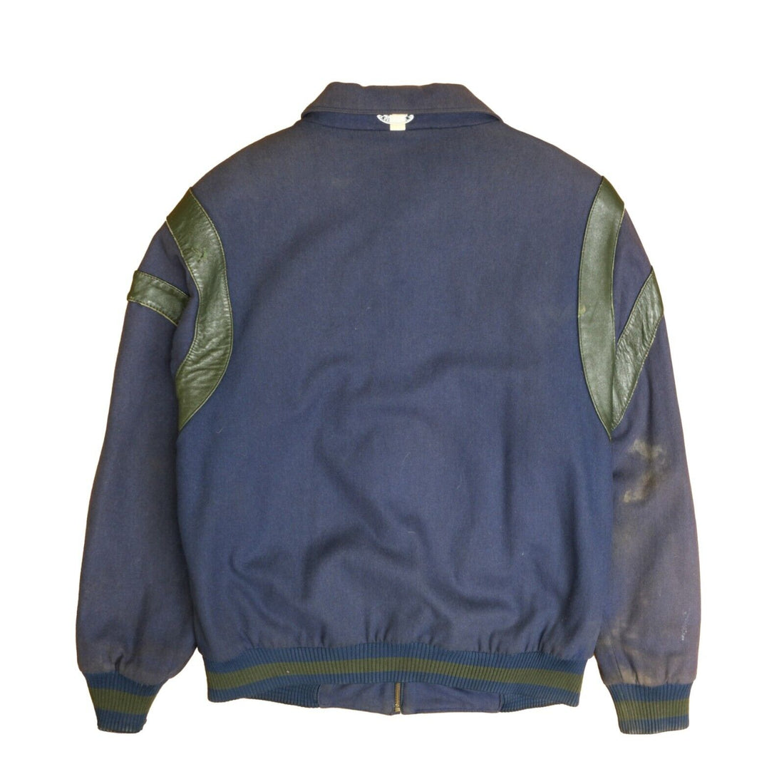 Vintage Pelle Pelle Crest Varsity Jacket Size XL Blue