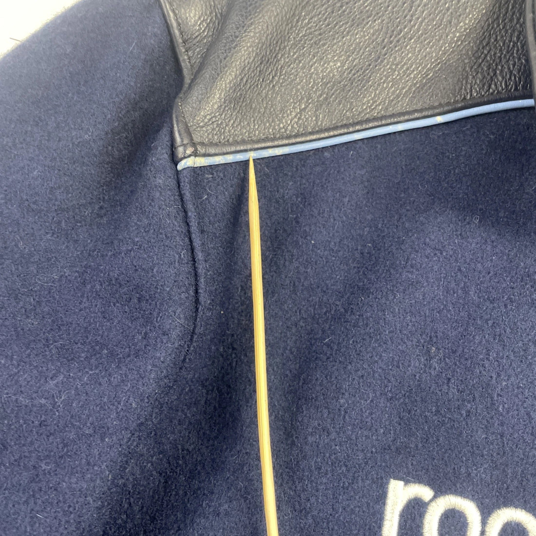 Vintage Roots Team USA Olympics 2002 Wool Leather Varsity Jacket Size Medium