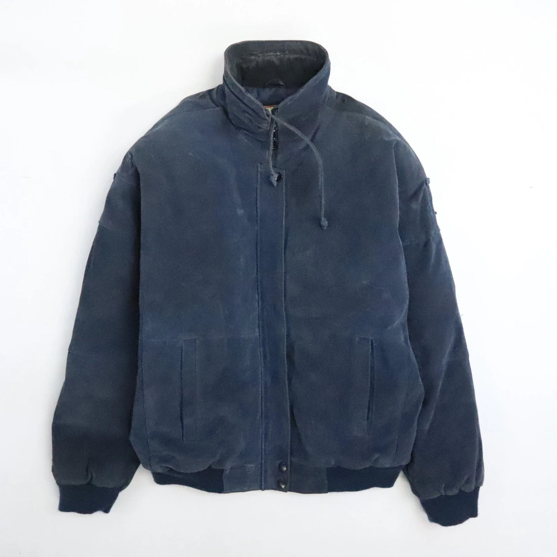 Vintage Leather Suede Bomber Jacket Size Medium