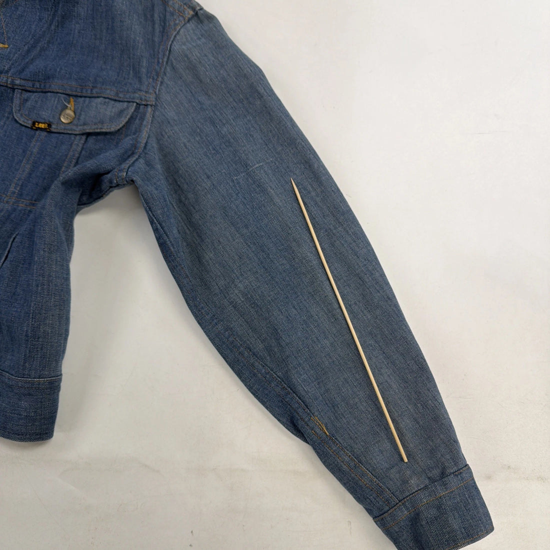 Vintage Lee Denim Trucker Jacket Size Large Euro 70s
