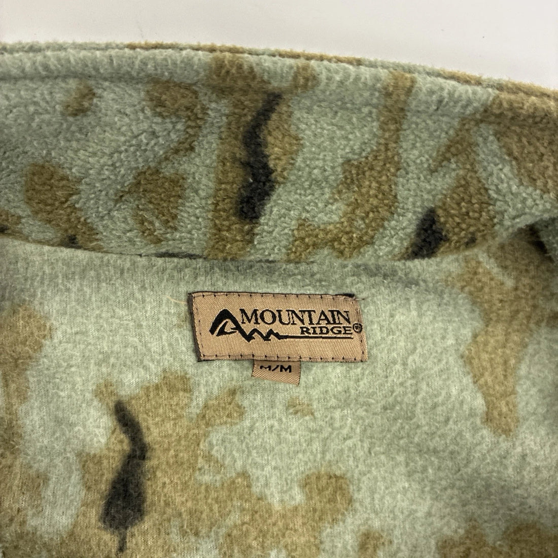 Vintage Mountain Ridge Deer Fleece Jacket Size Medium