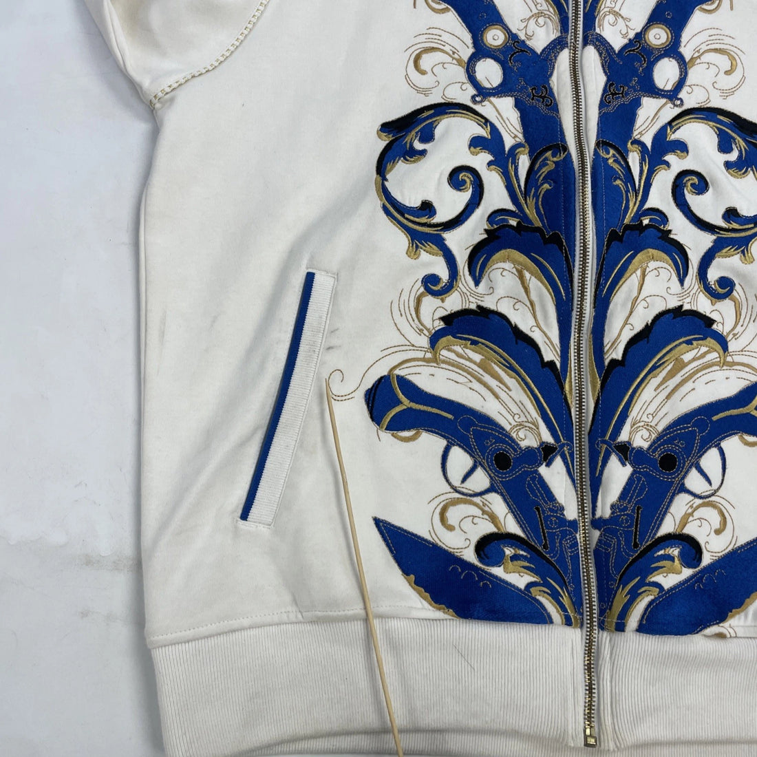 Vintage Artful Dodger Full Zip Sweatshirt Hoodie Size Large Y2K