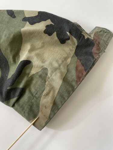 Vintage Military Army Camo Cold Weather Field Jacket Size Large Camouflage