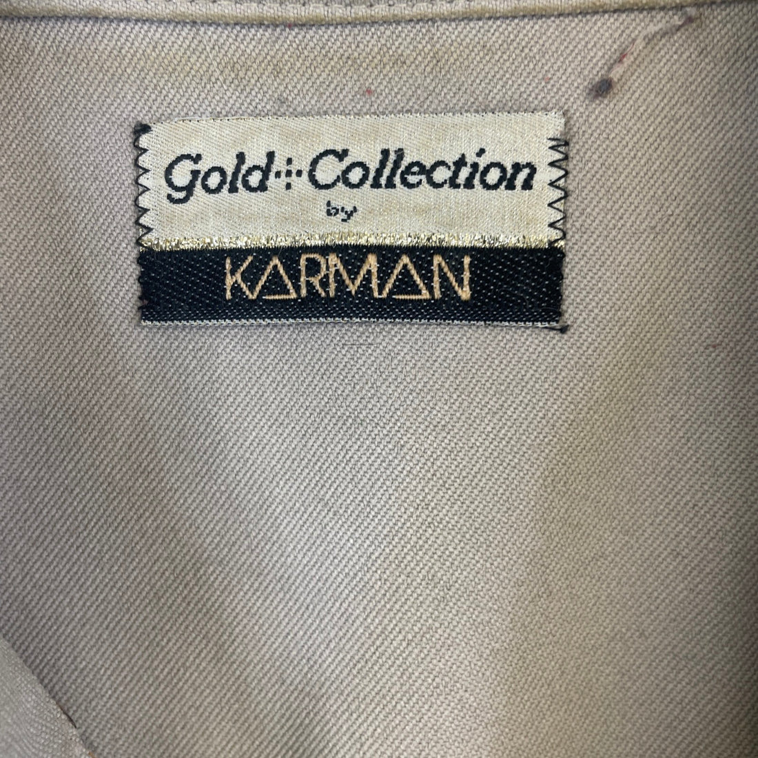 Vintage Gold Collection Karman Western Pearl Snap Shirt Size Large