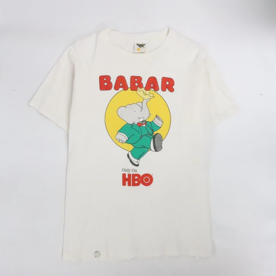 Vintage Babar HBO TV Promo T-Shirt Size XL 90s