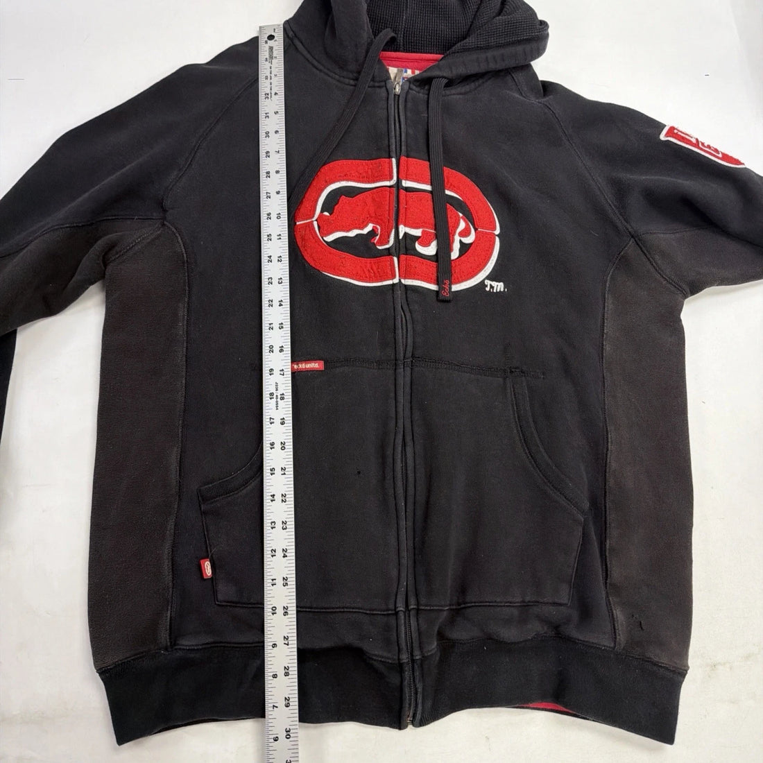 Vintage Ecko Full Zip Sweatshirt Hoodie Size XL Y2K